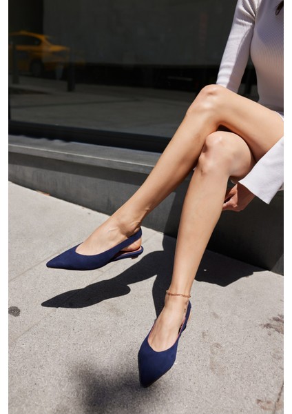 Vera Kadın Taba Gercek Suet Mını Topuklu Slıngback Ayakkabi modelleri