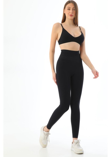 Siyah Mı 3905 Yüksek Bel Toparlayıcı Tayt modelleri