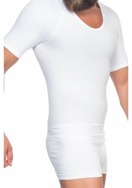 Beyaz Mı Emay E1010 Yarım Kol Erkek Korse Atlet fiyatları