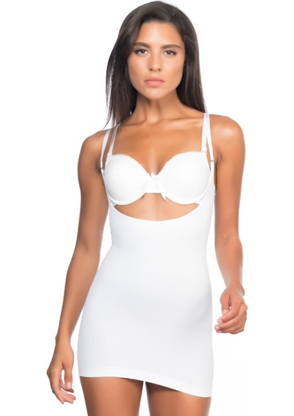 Beyaz Mı Emay 5043 Göğsü Açık Masajlı Korse fiyatları