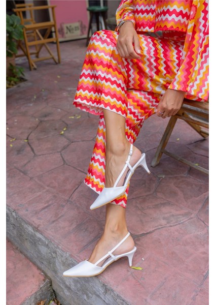 Sonıa Kadın Beyaz Topuklu Sandalet indirimleri