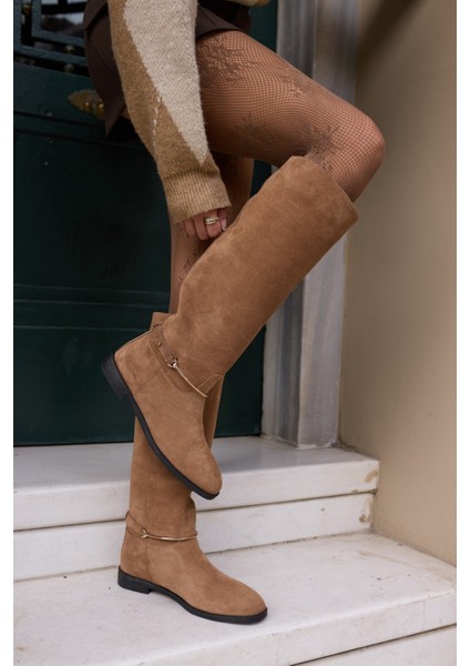Elvira Kadın Taba Tutun Gercek Suet Toka Detay Çizme