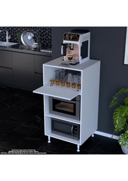 Silva 59,6 x 119,2 x 56 cm Tek Kapaklı Ankastre Fırın ve Mutfak Dolabı