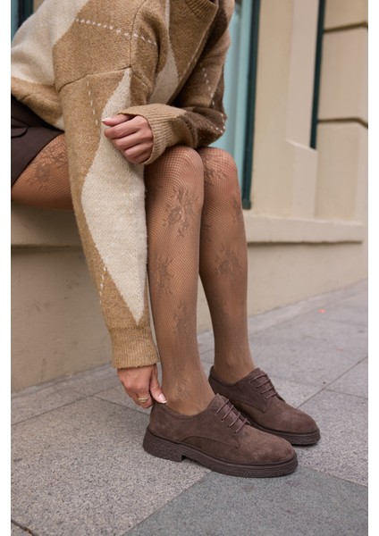 Lech Kadın Kahve Gercek Suet Loafer Bagcıklı Ayakkabi fiyatları
