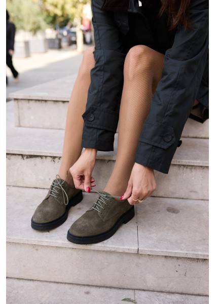 Lech Kadın Kahve Gercek Suet Loafer Bagcıklı Ayakkabi modelleri