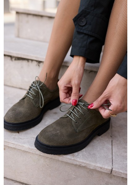 Lech Kadın Kahve Gercek Suet Loafer Bagcıklı Ayakkabi fırsatları