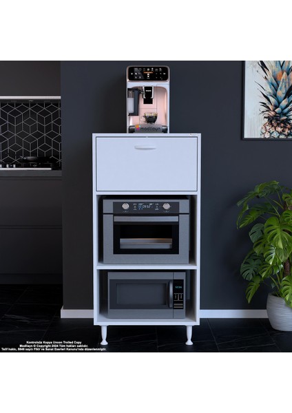 Silva 59,6 x 119,2 x 56 cm Tek Kapaklı Ankastre Fırın ve Mutfak Dolabı fiyatları