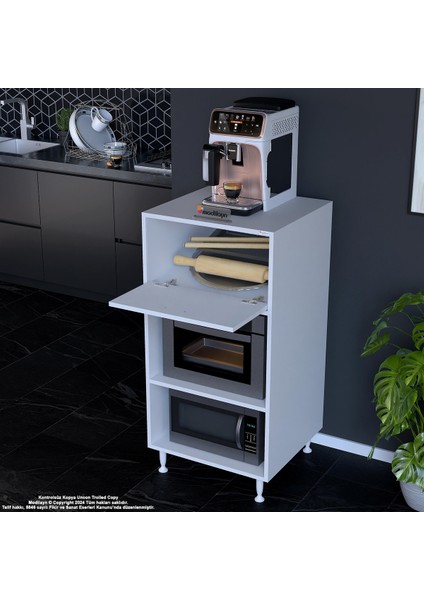 Silva 59,6 x 119,2 x 56 cm Tek Kapaklı Ankastre Fırın ve Mutfak Dolabı fırsatları