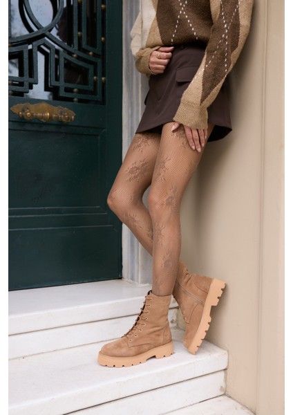 Zurih Kadın Taba Tutun Gercek Suet Eva Taban Bot