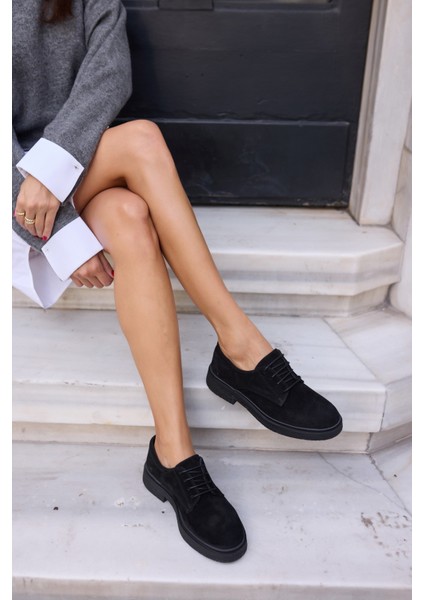 Lech Kadın Kahve Gercek Suet Loafer Bagcıklı Ayakkabi modelleri