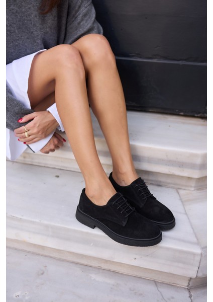 Lech Kadın Kahve Gercek Suet Loafer Bagcıklı Ayakkabi fırsatları