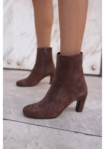 Cezary Kadin Siyah Gerçek Deri Bot