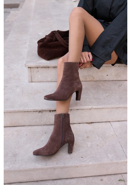 Cezary Kadin Siyah Gerçek Deri Bot