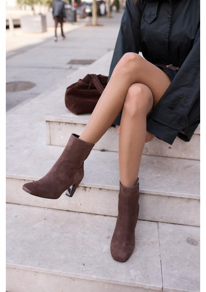 Cezary Kadin Siyah Gerçek Deri Bot