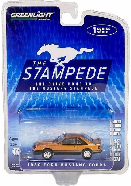 Greenlight 1/64 1980 Ford Mustang Kız Erkek Çocuk Oyuncak Eğitici Oyuncaklar fiyatları