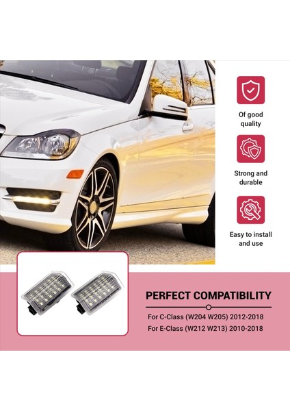 Mercedes Benz Abce ml Sınıfı Için LED Kapı Ayak Boşluğu Aydınlatma Lambası (Yurt Dışından) indirimleri