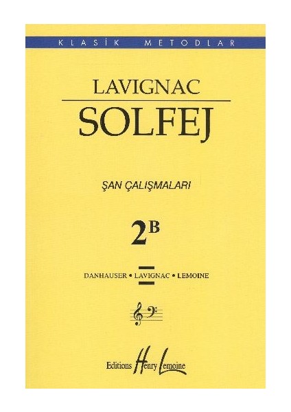 Lavignac Solfej 2b Şan Çalışmaları