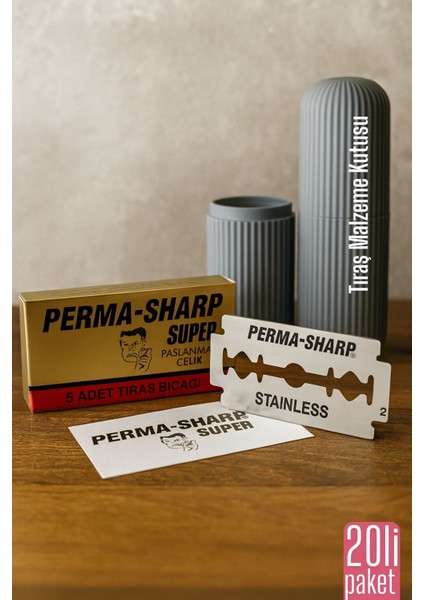 10 Adet Tıraş Jileti Tıraş Malzeme Kutusu Set 713126