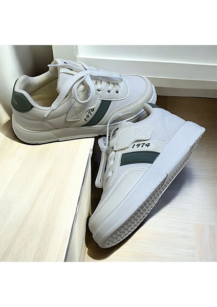 Düz Taban Sneaker Kız Erkek Ipli Kremrenk Çocuk Günlük Spor Ayakkabı modelleri