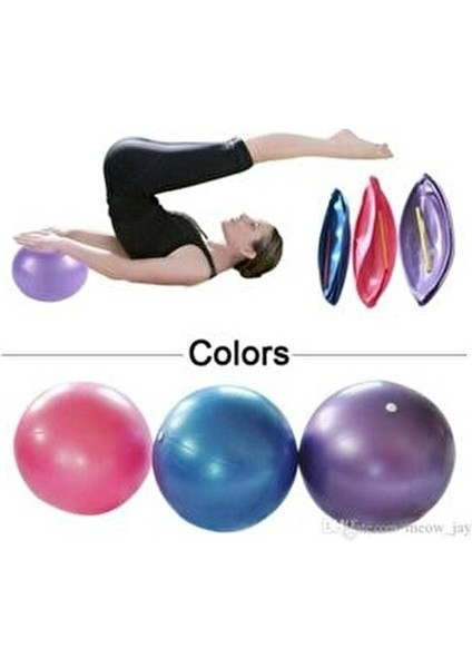 Pilates Topu 20 Cm Denge Sağlayan Egzersiz Topu ve 25 Cm Şişirme Pompası Seti fırsatları