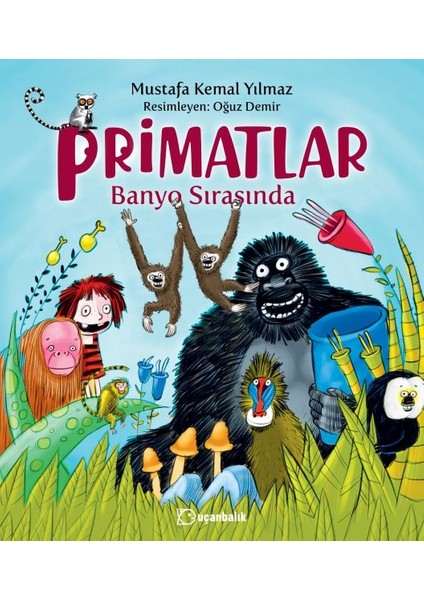 Primatlar Banyo Sırasında