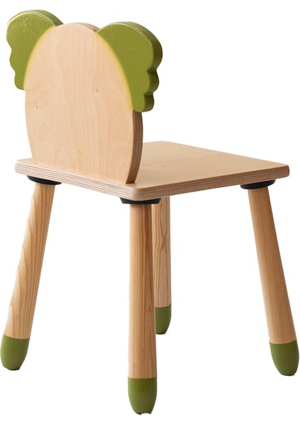 Doğal Ahşap Renkli Çocuk Sandalye Koala fiyatları