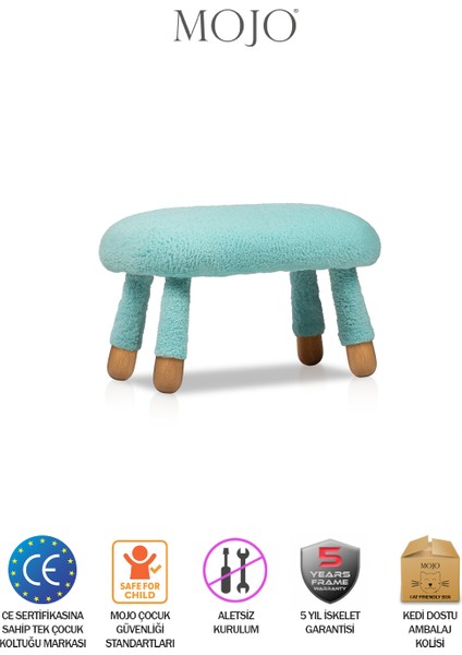 Yoyo Ikili Çocuk Taburesi Mavi