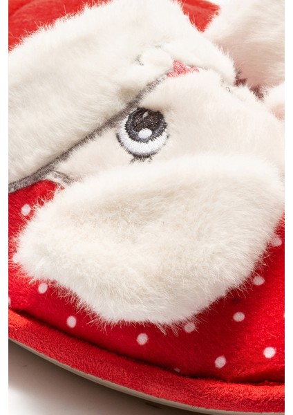 Bunny Kadın Ev Terliği Kırmızı 36/41