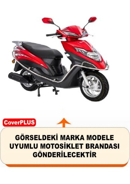 Kanuni Mati 125 Arka Çanta Uyumlu (Gri) Motorsiket Brandası Motor Örtüsü Çadır Su Geçirmez Motosiklet Kılıfı Motor Brandası fiyatları