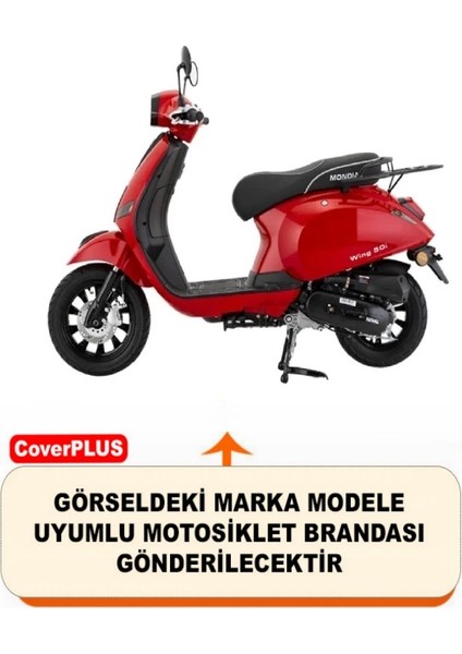 Mondial 50 Wing Siyah Motorsiket Brandası Motor Örtüsü Çadır Su Geçirmez Motosiklet Kılıfı Motor Brandası fiyatları