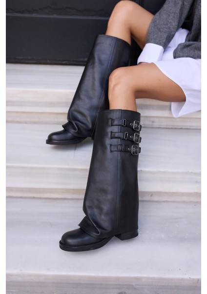 Jakup Kadın Kahverengi Gercek Deri Suet Çizme