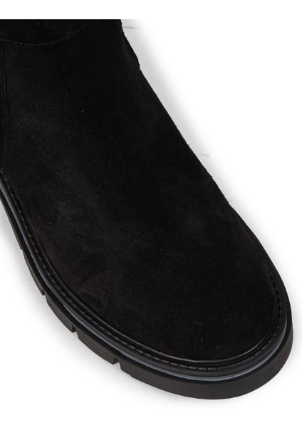 Kadın Hakiki Süet Siyah Bot - F2241ZSYHC01 indirimleri