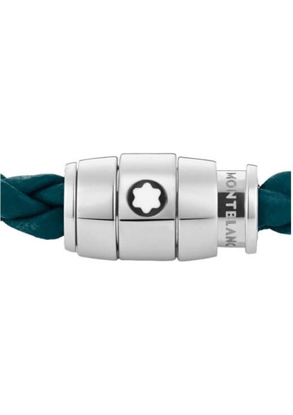 Meisterstück Steel 3-Ring Kıbrıs Mavisi Deri Bileklik 134067 modelleri