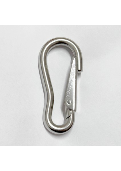 Marine Sustalı Karabina Kilit Paslanmaz Krom 3mm 3X48 mm 5 Adet fırsatları