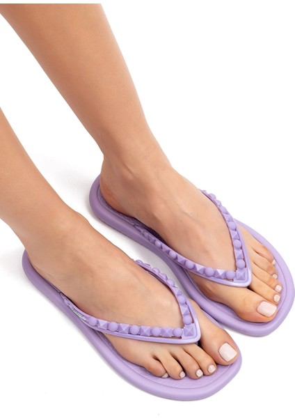 Meu Sol Ad Kadın Parmak Arası Terlik Lila 35/42