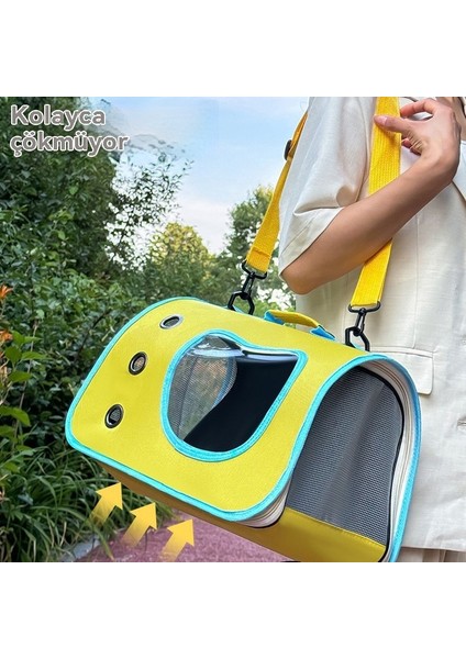 Dışarı çıkan evcil hayvanlar için büyük kapasiteli tek omuzlu taşıma çantası (Yurt Dışından) fırsatları