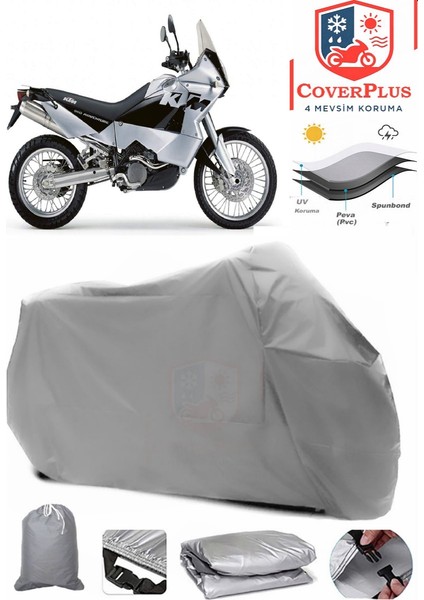Ktm 950 Adventure Motor Brandası Gri Motorsiket Brandası Motor Örtüsü Çadır Su Geçirmez Motosiklet Kılıfı Motor Brandası