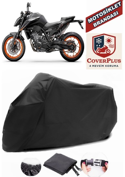 Ktm 890 Duke Siyah Motorsiket Brandası Motor Örtüsü Çadır Su Geçirmez Motosiklet Kılıfı Motor Brandası