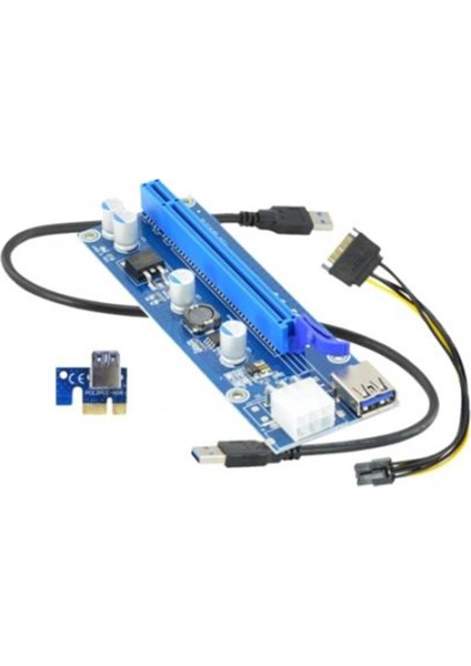 Minerking Riser Versiyon 009S Bitcoin-Etherium Ekran Kartı Uzatma Aparatı