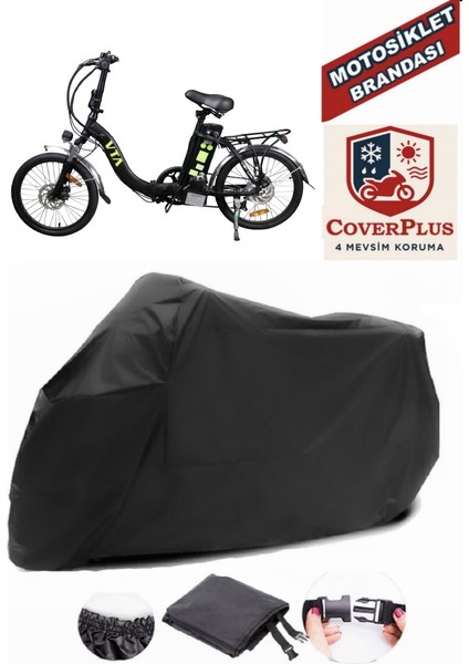 Volta Vb1 Siyah Motorsiket Brandası Motor Örtüsü Çadır Su Geçirmez Motosiklet Kılıfı Motor Brandası