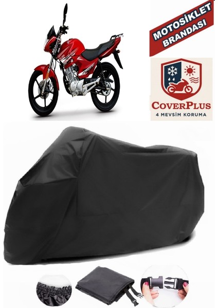 Kuba Ruha 125 Siyah Motorsiket Brandası Motor Örtüsü Çadır Su Geçirmez Motosiklet Kılıfı Motor Brandası