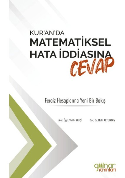 Kur'an'da Matematiksel Hata Iddiasına Cevap