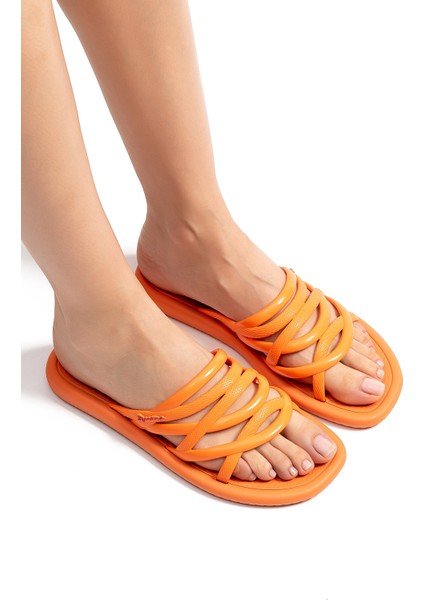 Meu Sol Slide Kadın Terlik Turuncu 37/42