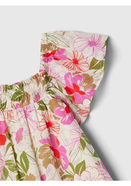 Kız Bebek Çok Renkli Fırfırlı Mini Elbise indirimleri