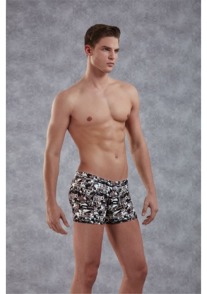 Doreanse Old City Baskılı Erkek Boxer 1891