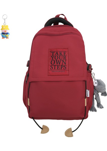 Çift Öğrenci Okul Çantası Açık Büyük Kapasiteli Sırt Çantası Rahat Spor Bilgisayar Çantası Çok Katmanlı Sırt Çantası (Yurt Dışından)