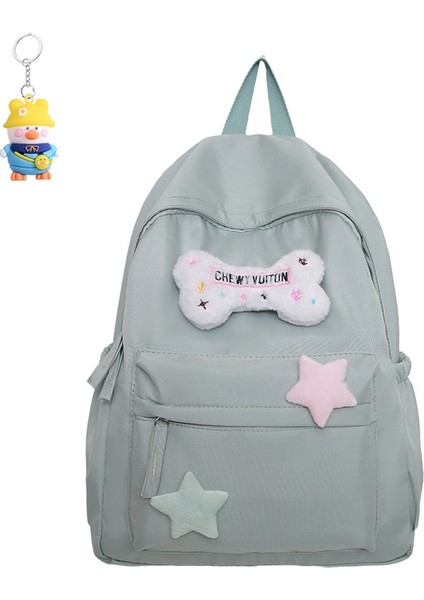 Kadın Sırt Çantası Rahat Çok Yönlü Sevimli Sırt Çantası Ortaokul ve Lise Öğrencileri Büyük Kapasiteli Okul (Yurt Dışından)