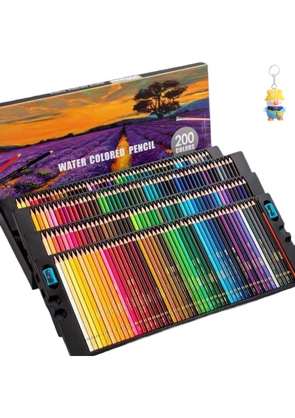 Kalem 200 Renkli Fırça El Çizimi Eskiz Resim Suda Çözünür Renkli Kalem (Yurt Dışından)