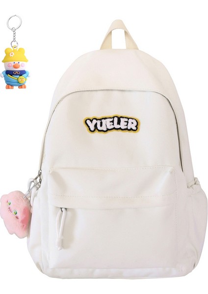 Kadın Sırt Çantası Büyük Kapasiteli Basit ve Çok Yönlü Seyahat Sırt Çantası Ortaokul Öğrencileri Lise Öğrencileri (Yurt Dışından)