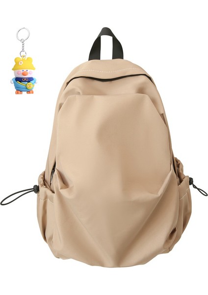 Pliseli Sırt Çantası Erkek Gündelik Sırt Çantası Kadın Seyahat Çantası Ortaokul Lisesi Üniversite Öğrencileri (Yurt Dışından)